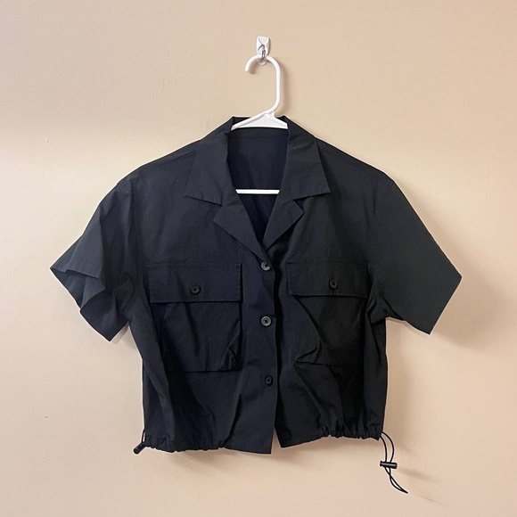 GU Utility Shirt; Cropped Short Sleeve Jacket - Picture 1 of 4